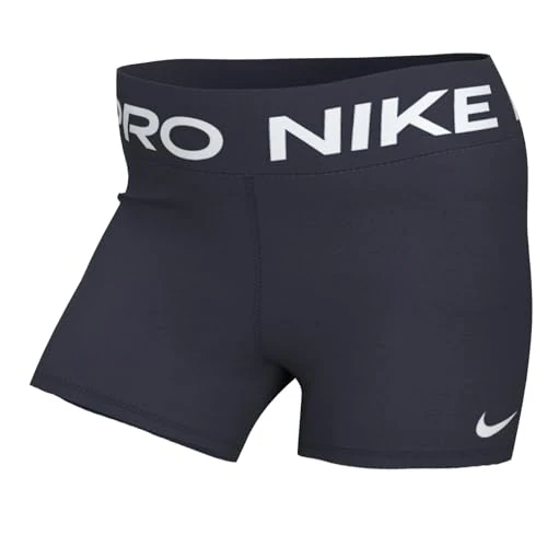 Nike Upper Thigh Length Tight W NP 365 Short 3In, Obsidian/White, CZ9857-451, M