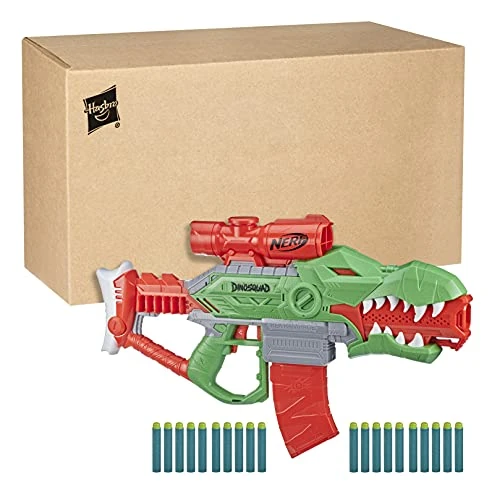 Oferta limitowana: Nerf Dinosquad Rex-Rampage Karabin na Piankowe Naboje, Zielony/Czerwony, Od 8 Lat z 75.06 zł na 75.06 zł (oszczędź 0.0%)