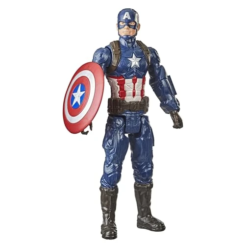 Limitiertes Angebot: Marvel Avengers Titan Hero Serie Captain America, 30 cm große Action-Figur, Spielzeug für Kinder ab 4 Jahren von 18.99 EUR auf 15.96 EUR (Spare 16%)
