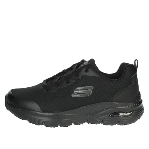 Limited-time offer: Skechers Womens Slip Resistant Arch Fit Trainer - Size 40 UK 7 from 84.00 GBP to 56.88 GBP (save 32%)