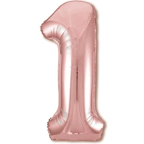 Zeitlich begrenztes Angebot: Luftballon 1. Geburtstag Zahl 1 Rosegold XXL Riesen Folienballon 100cm Geburtstagsdeko Mädchen Ballon Zahl Deko zum Geburtstag. Fliegt mit Helium. von 3.95 € auf 3.95 € (0.00% Rabatt)