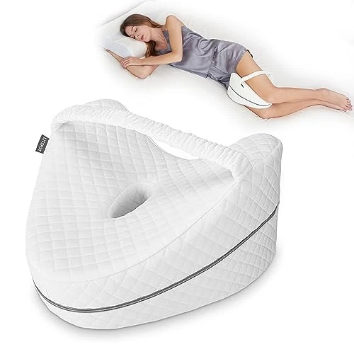 Zeitlich begrenztes Angebot: LITSPOT Kniekissen, Ergonomisches Seitenschläferkissen Memory Foam Knie Kissen Orthopädisches Kniekissen für Stützt Beine, Knie, Hüfte Rücken und Schwangerschaft, Abnehmbar und Waschbar von 25.99 € auf 25.99 € (0.00% Rabatt)