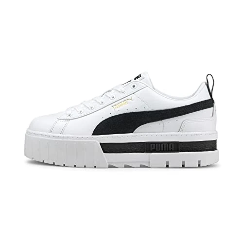 Offerta a tempo: Puma Mayze Lth Wn's, Scarpe Da Ginnastica Donna, Multicolore White White, 38.5 EU - 45% da 109.95 € a 60.00 €