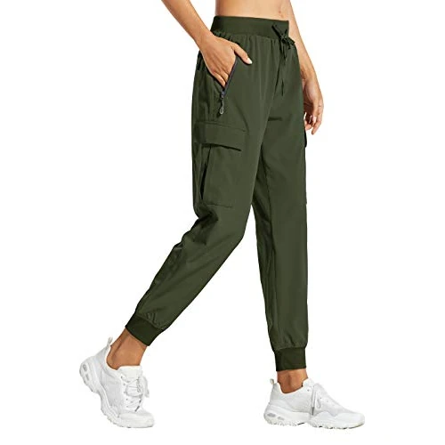 Zeitlich begrenztes Angebot: Libin Damen Wanderhose Cargohose Trekkinghose Jogginghose, Armeegrün, L von 36.98 € auf 31.32 € (15% Rabatt)