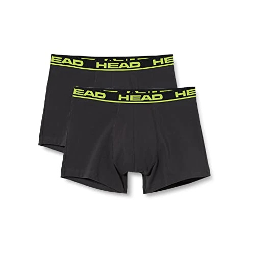 Oferta limitada: Head Basic Boxer 2P - C: Black/Grey / Yellow_ T: M de 14.92 EUR a 14.92 EUR (ahorro 0%)