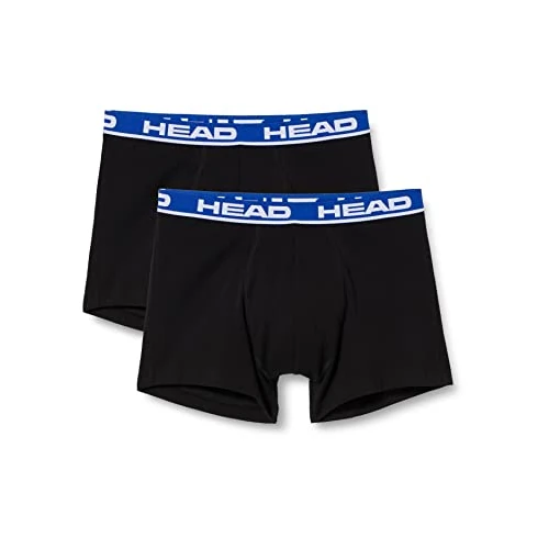 Limited-time offer: HEAD Men's BOXER, Black/Blue, S (pack of 2) from 10.81 £ to 10.81 £ (save 0.00%)