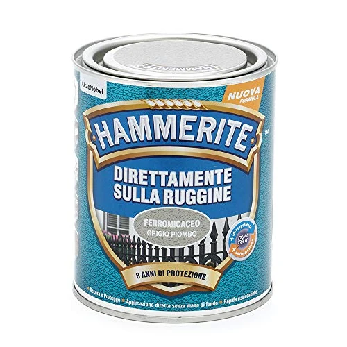 Offerta a tempo: Hammerite Direttamente Sulla Ruggine Ferromicaceo Grigio Piombo 0.75 l - 0.00% da 25.90 € a 25.90 €