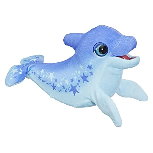 Offerta a tempo: FurReal Hasbro Dolly Il Delfino (Cucciolo di Peluche interattivo con Oltre 80 Suoni e reazioni, per Bambini dai 4 Anni in su) - 63% da 129.99 € a 48.16 €