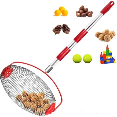Oferta limitada: LEJIEYIN Recolector de Nueces Fruta Castañas, Aluminio Recogedor De Bolas, Retráctil Multifunción Recolector para Jardín Huerta Granjas Familia de 33.86 € a 33.86 € (ahorro 0.00%)