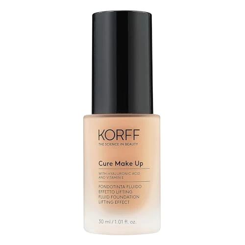 Offerta a tempo: Korff Fondotinta Fluido Effetto Lifting, Formula Anti-età con Acido Ialuronico, Texture setosa 03, 30ml - 46% da 39.90 € a 21.66 €