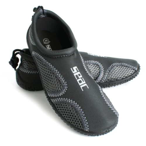 Oferta limitada: SEAC Zapatos Sand de scoglio Playa y Mar Water Shoe Transpirable con Protección de Neopreno y Hebilla Fácil de Usar, Gris, 41 de 13.05 € a 13.05 € (ahorro 0.00%)
