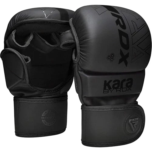 Tijdelijke aanbieding: RDX MMA Handschoenen Sparring Grappling, Open Palm Martial Arts Mitts Mannen Vrouwen, Verstelbare Pols Ondersteuning Maya Hide Leer, Cage Vechten Combat Sport Boksen Training, Muay Thai, Bokszak van 147.48 € naar 130.56 € (11.47% ko