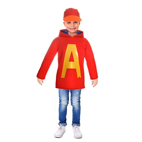 Oferta limitada: Alvin Chipmunks disfraz niño original Alvinnn!!! de 7.91 € a 7.91 € (ahorro 0.00%)