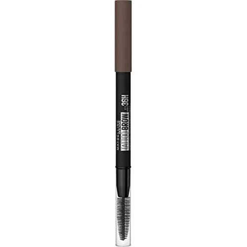 Begrenztes Angebot: Maybelline New York Wasserfester Augenbrauenstift mit Bürste, 36h Halt, Natürliche Farben, Tattoo Brow 36H, Farbe: Nr. 7 Deep Brown (Braun), 1 Stück von 11.95 EUR auf 5.63 EUR (Rabatt 53%)