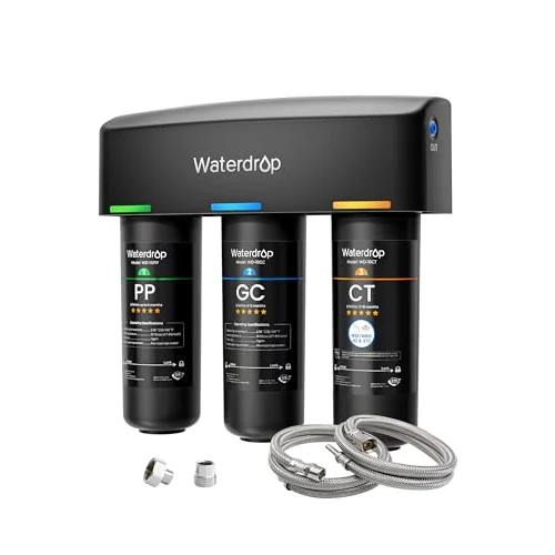 Offerta a tempo: Waterdrop TSA Filtro Sotto Lavello a 8 Strati, Certificato NSF/ANSI 42 - 0.00% da 129.99 € a 129.99 €