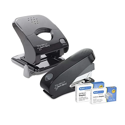 Offerta a tempo: Rapesco 1623 ECO Luna Spillatrice e Perforatrice ECO X5-40ps, Nero - 0.00% da 21.80 € a 21.80 €