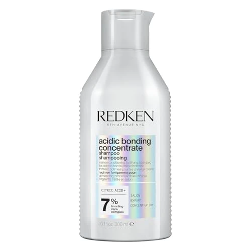 REDKEN Acidic Bonding Concentrate Shampoo, Sulphate Free for a Gentle Cleanse, Strengthens Bonds, Repairs Damage & Protects Hair, 300ml