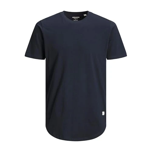 Jack & Jones Men's Jjenoa Tee Crew Neck Ps T Shirt, Blazer Navy, 3XL Plus UK