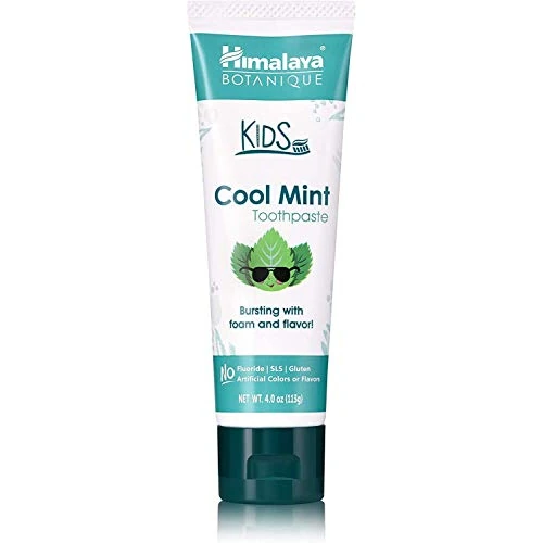 Zeitlich begrenztes Angebot: Hiamalaya Botanique Kids Toothpaste |Cool Mint Flavor Reduces plague makes teeth stronger| Fluoride free, vegan & gluten free- 80g von 4.01 € auf 4.01 € (0.00% Rabatt)