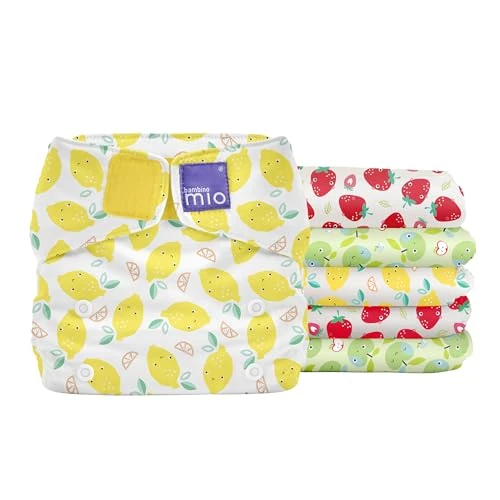 Limited offer: Bambino Mio, Miosolo Classic Reusable Cloth Diapers Set, Adjustable Size, Favorites, Pack of 6 from 92.17 EUR to 92.17 EUR (save 0%)