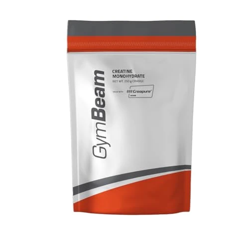 Offerta a tempo: GymBeam Creatina Monoidrato Micronizzata, 100% Creapure, Creatina in Polvere di Massima Qualità e Purezza, Aumenta le Prestazioni, per Uomini e Donne, Apprezzata dagli Atleti (Orange, 250 g) - 36% da 19.94 € a 12.71 €