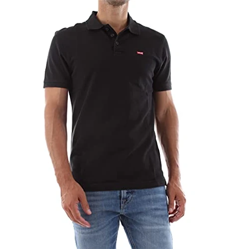 Offerta a tempo: Levi's Housemark Polo, T-shirt Uomo, Mineral Black, S - 55% da 40.00 € a 18.18 €
