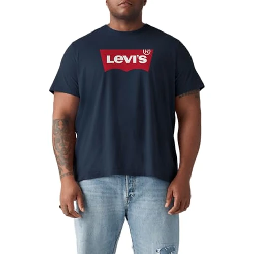 Levi's heren Big & Tall Graphic Tee, Dress Blues, 2XL