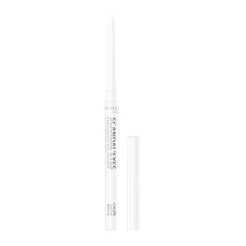 Offerta a tempo: Rimmel London ScandalEyes Exaggerate Eye Definer, Matita Occhi Automatica Waterproof a Lunga Durata dal Colore Intenso e Tratto Ultra Preciso, 005 Snow White - 45% da 9.90 € a 5.41 €