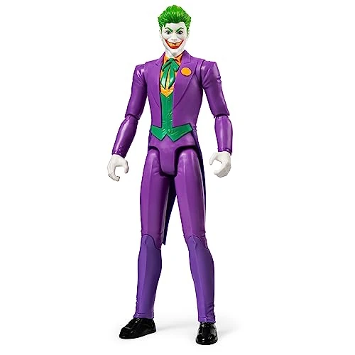 DC Comics Batman - Joker - Figurine Joker 30 CM - Univers Batman - Figurine Joker Articulée De 30 cm - Jouet à Collectionner - Jouet Enfant 3 Ans et +
