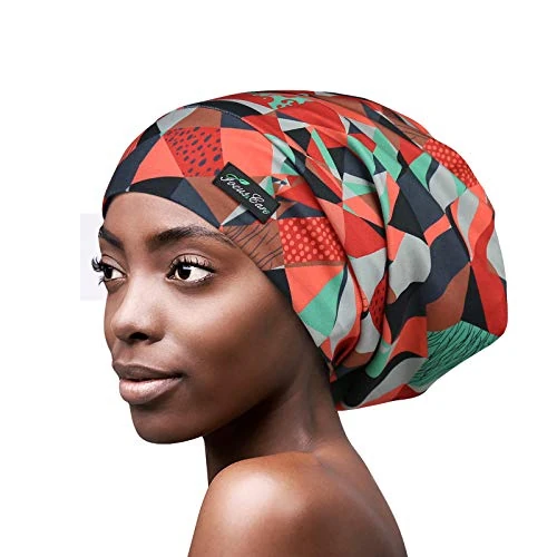 Zeitlich begrenztes Angebot: Seidige Schlafmütze für Damen mit lockigem Haar, verstellbar, Rot von 15.99 € auf 15.99 € (0.00% Rabatt)