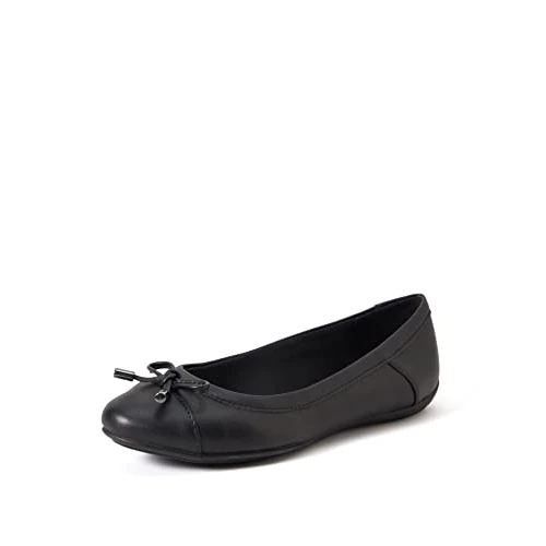 Offerta a tempo: Geox D Charlene C, Ballet Flat Donna, Nero (Black 00), 38 EU - 70% da 89.90 € a 27.05 €