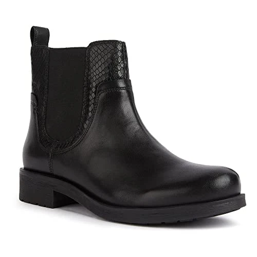 Zeitlich begrenztes Angebot: Geox Damen D Rawelle A Stiefeletten, Schwarz, 38 EU von 109.99 € auf 109.99 € (0.00% Rabatt)
