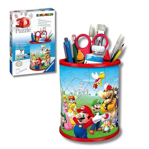 Offerta a tempo: Ravensburger - Puzzle 3D Super Mario Bros | Regalo Bambino 6 Anni | Super Mario 3D — 30% da 9,99 € a 6,99 €