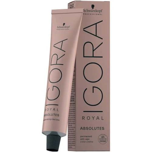 Schwarzkopf Igora Royal Absolutes Age Blend - Colore per capelli, 7-560 Biondo Mitteblond Gold Cioccolato, 60 ml