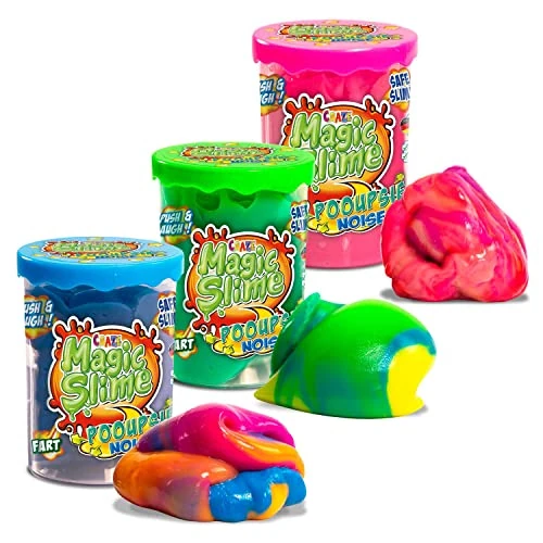 Offerta a tempo: Craze Magic Slime POOPSIE Noise 3X Slime per Bambini, 100 g di melma Colorata in Vaso per Bambini, Bundle 31049 - 15% da 13.50 € a 11.48 €