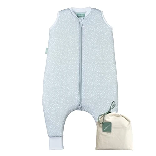 Zeitlich begrenztes Angebot: molis&co - Baby Schlafsack mit Füßen 2.5 TOG - Ganzjahres Schlafsack - Babyschlafsack mit Beinen - 100% Baumwolle (Oeko-TEX 100), Winterschlafsack Premium Qualität - Grey Print (70 cm) von 29.95 € auf 29.95 € (0.00% Rabatt)