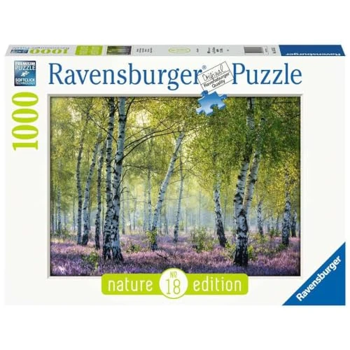 Offre limitee: Ravensburger - Puzzle Forêt de Bouleaux, Collection Nature Edition, 1000 pièces, Idée Cadeau, pour Elle ou Lui, Puzzle Adulte de 19.31 EUR a 16.99 EUR (economie 12%)