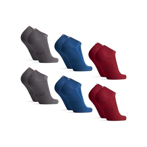 Limited-time offer: DANISH ENDURANCE 6-Pack Low-Cut Viscose Ankle Socks for Men & Women, Multicolor (Grey, Oxford Blue, Wine Red), US Women 11-13 / US Men 9.5-12.5 from $27.95 to $14.36 (save 49%)