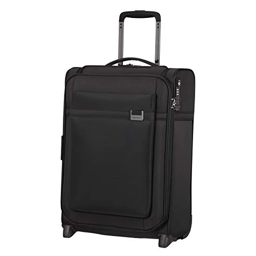 Limitiertes Angebot: Samsonite Airea - Upright S Toppocket Erweiterbares Handgepäck, 2 Rollen, 55 cm, 41/46 L, Schwarz von 199.00 EUR auf 152.76 EUR (Spare 23%)