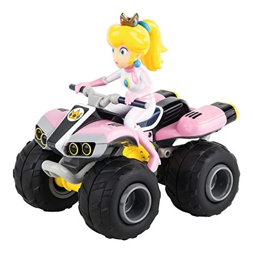 Oferta limitada: Carrera - 370200999X - RC Nintendo Mario Kart 8 Peach Quad, Coche teledirigido de 6 años para Uso Interior y Exterior, Mini Mario Kart con Mando a Distancia para Llevar, Juguetes para niños y Adultos de 51.16 EUR a 44.25 EUR (ahorro 14%)