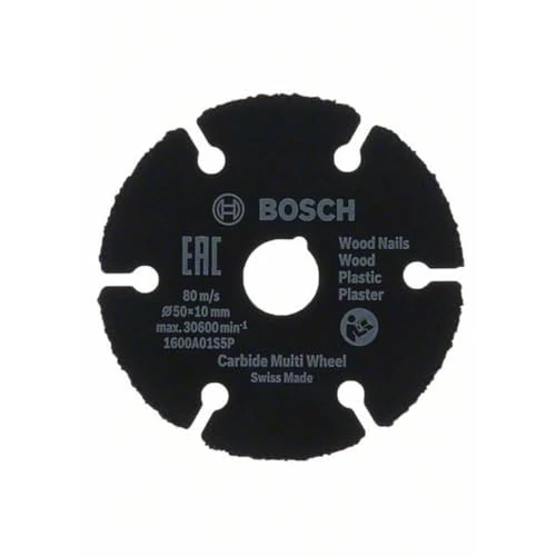 Bosch Tarcza tnąca Carbide Multi Wheel (do wielu materiałów, Ø 50 mm, osprzęt Bosch Easy Cut&Grind)
