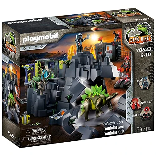 Zeitlich begrenztes Angebot: PLAYMOBIL Dino Rise 70623 Dino Rock, Mit Licht-, Sound- und Vibrationseffekt, Ab 5 Jahren von 47.90 € auf 47.90 € (0.00% Rabatt)