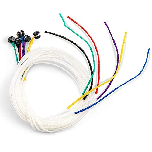 New Classic Toys Complete set with 6 different guitar strings - nylon