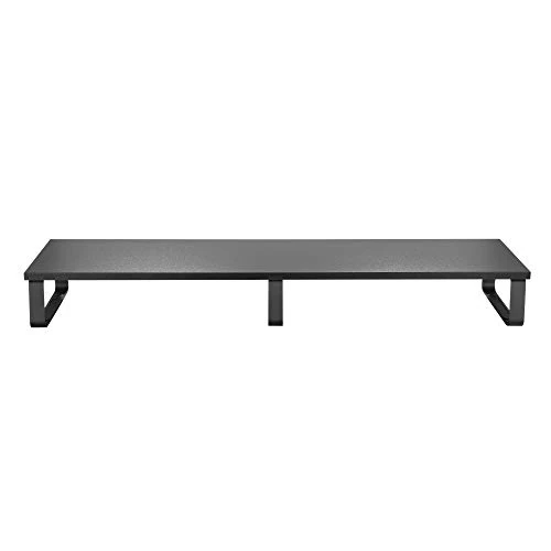 RICOO FS0112 Laptop Stand, Desk Top 2 Monitors, Monitor Stand, Computer Monitors, 100 x 26 x 12 cm, Lapdesk Screen Riser Screen Stand, Laptop Table, Laptop Table