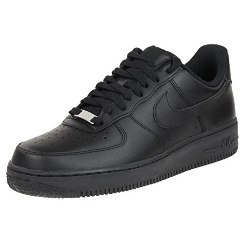 NIKE Air Force 1 '07, Scarpe Uomo, Triple Black, 42.5 EU
