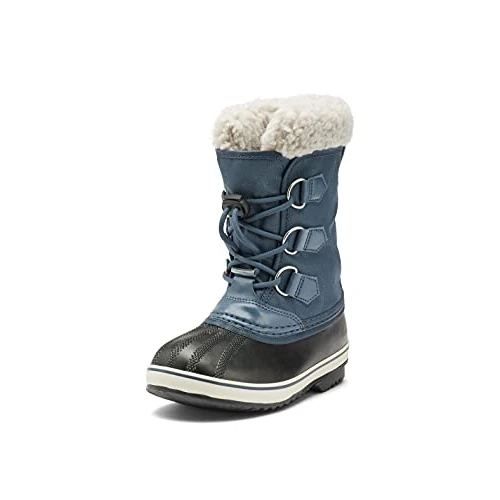 Offerta a tempo: Sorel Yoot Pac Nylon WP, Stivali da Neve Impermeabili Unisex - Bambini e ragazzi, Blu (Uniform Blue/Black), 27 EU - 0% da 45.64 € a 45.64 €