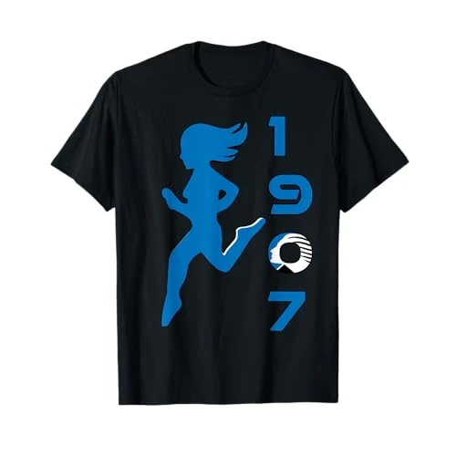 Bergamo Dea Tifosi Calcio Nero-Azzurro 1907 Maglietta