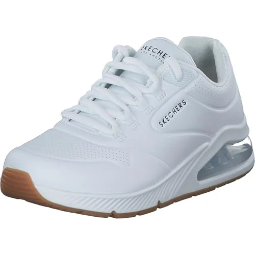 Oferta limitada: Skechers UNO 2 AIR AROUND YOU, Zapatillas para Mujer, White Duraleather / Mesh Trim, 38.5 EU de 51.95 EUR a 51.95 EUR (ahorro 0%)
