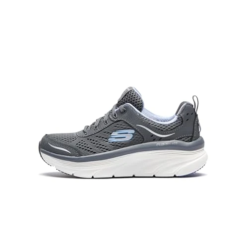 Offerta a tempo: Skechers D'lux Walker Infinite Motion, Scarpe Da Ginnastica Donna, Grigio Charcoal Lavender, 36.5 EU - 0.00% da 66.99 € a 66.99 €