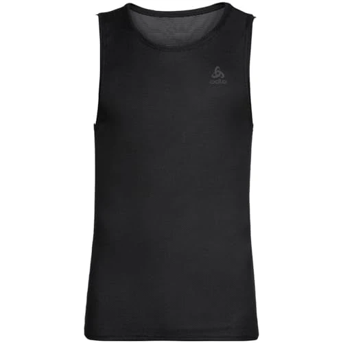 Odlo Men's Short-Sleeved Active F-Dry Light I Functional Shirt I Functional Underwear Singlet Sports Undershirt I Men Black
